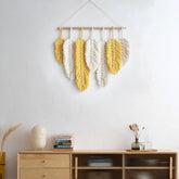 Macrame Feather Wall Hanging